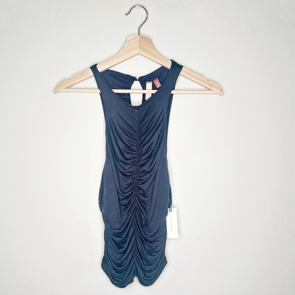 Anthropologie Pilcro Ruched Reversible Tank